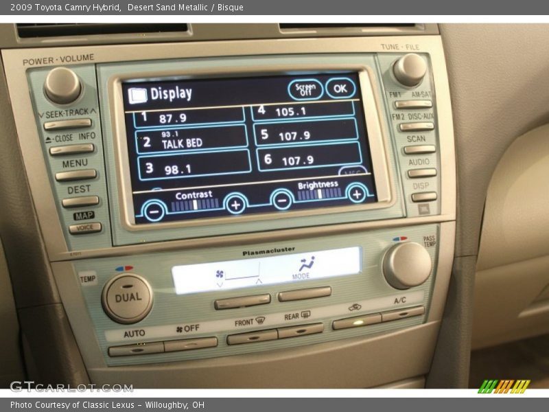 Desert Sand Metallic / Bisque 2009 Toyota Camry Hybrid