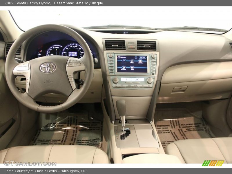 Desert Sand Metallic / Bisque 2009 Toyota Camry Hybrid
