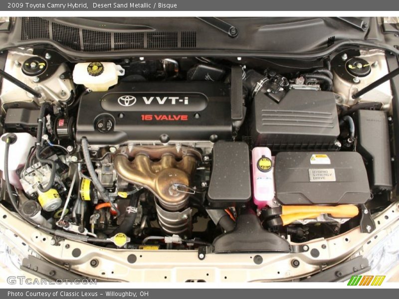 Desert Sand Metallic / Bisque 2009 Toyota Camry Hybrid