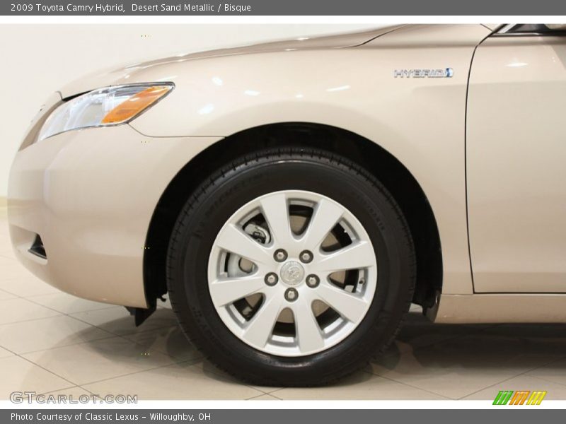 Desert Sand Metallic / Bisque 2009 Toyota Camry Hybrid