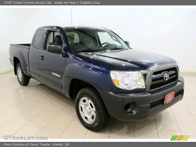 Indigo Ink Pearl / Graphite Gray 2008 Toyota Tacoma Access Cab