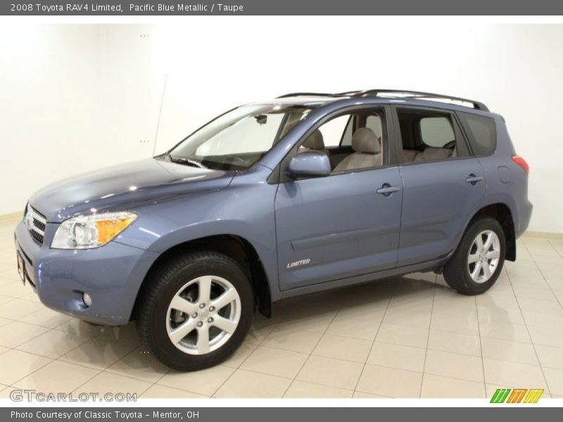 Pacific Blue Metallic / Taupe 2008 Toyota RAV4 Limited