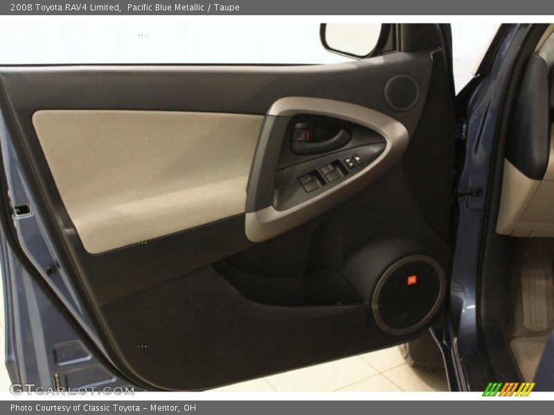 Pacific Blue Metallic / Taupe 2008 Toyota RAV4 Limited