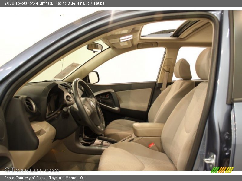 Pacific Blue Metallic / Taupe 2008 Toyota RAV4 Limited