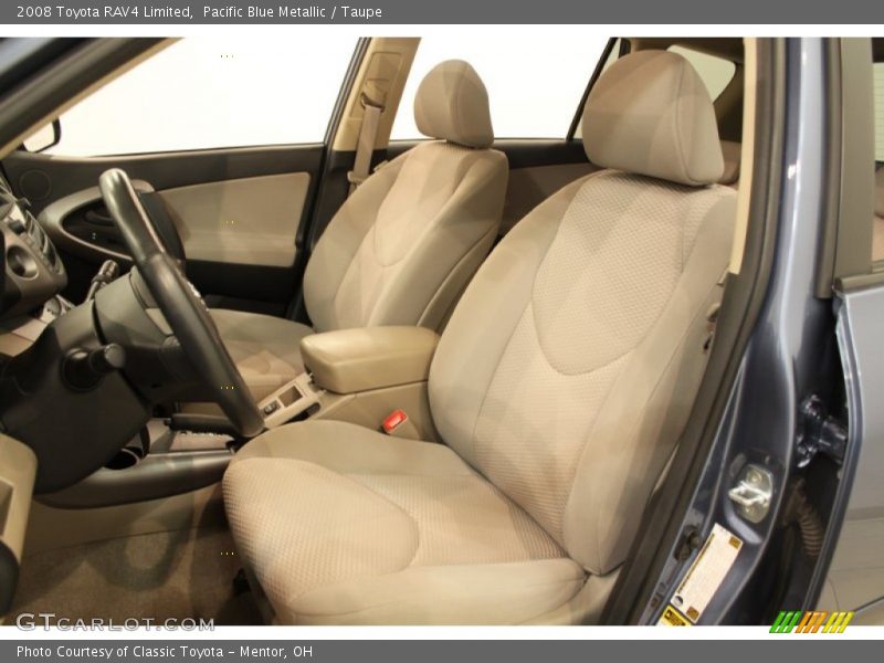Pacific Blue Metallic / Taupe 2008 Toyota RAV4 Limited