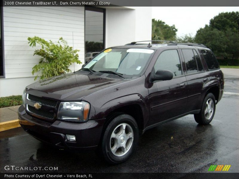 Dark Cherry Metallic / Ebony 2008 Chevrolet TrailBlazer LT