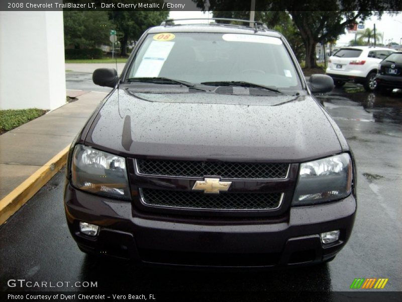 Dark Cherry Metallic / Ebony 2008 Chevrolet TrailBlazer LT