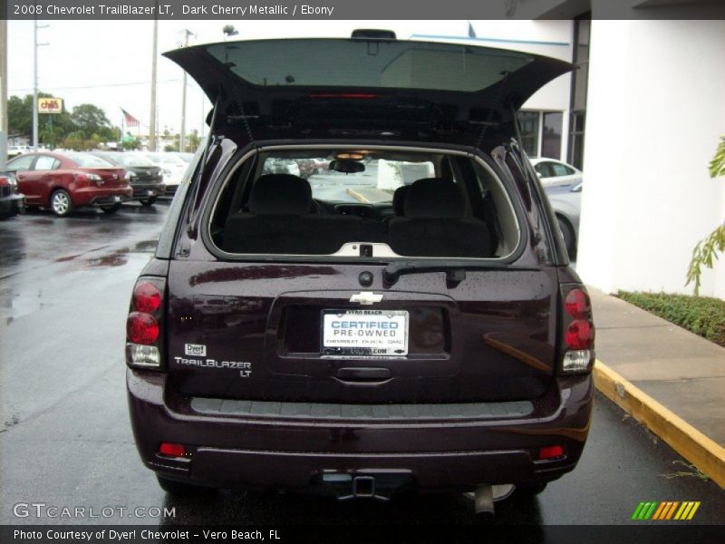 Dark Cherry Metallic / Ebony 2008 Chevrolet TrailBlazer LT