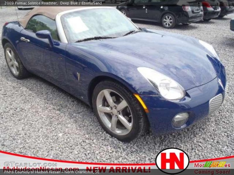 Deep Blue / Ebony/Sand 2009 Pontiac Solstice Roadster