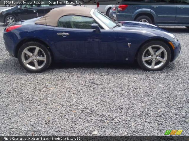 Deep Blue / Ebony/Sand 2009 Pontiac Solstice Roadster