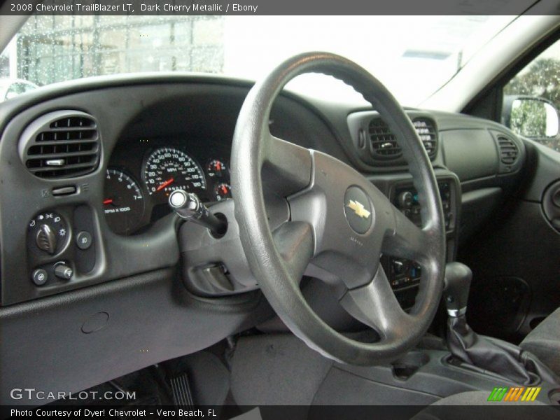 Dark Cherry Metallic / Ebony 2008 Chevrolet TrailBlazer LT