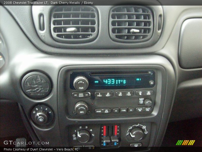 Dark Cherry Metallic / Ebony 2008 Chevrolet TrailBlazer LT