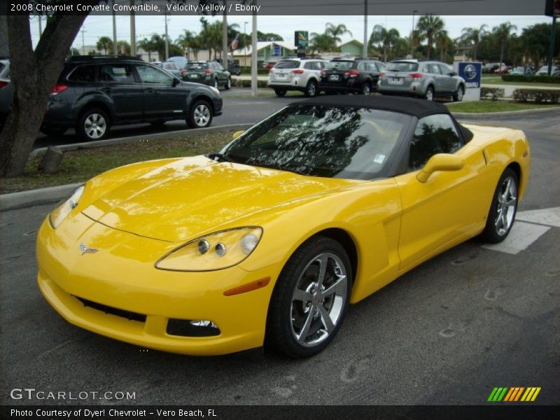 Front 3/4 View of 2008 Corvette Convertible
