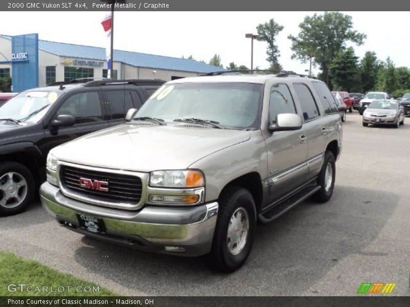 Pewter Metallic / Graphite 2000 GMC Yukon SLT 4x4