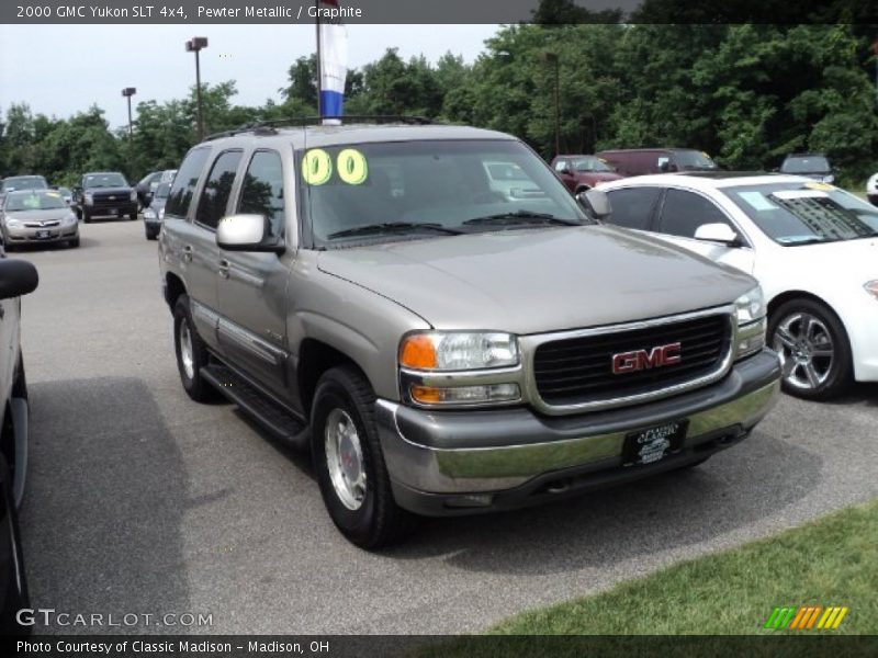 Pewter Metallic / Graphite 2000 GMC Yukon SLT 4x4