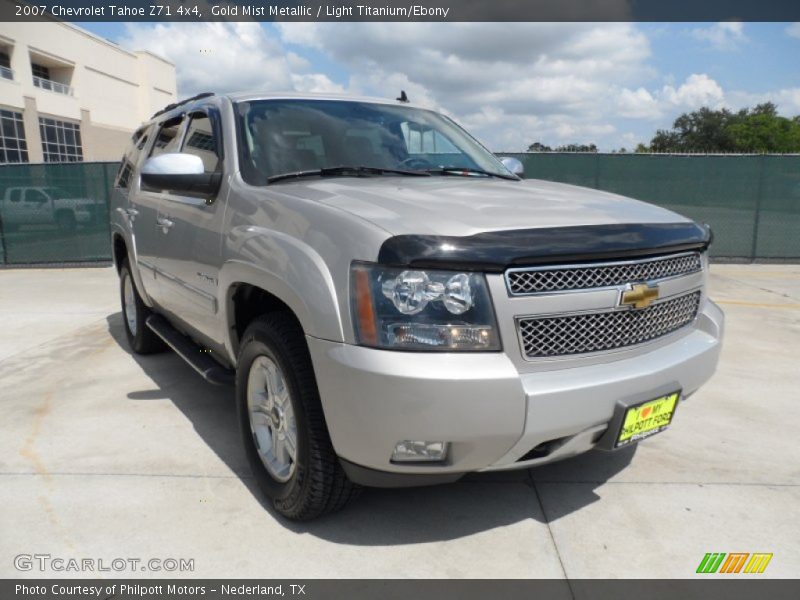 Gold Mist Metallic / Light Titanium/Ebony 2007 Chevrolet Tahoe Z71 4x4