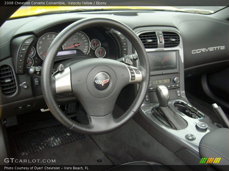 Dashboard of 2008 Corvette Convertible