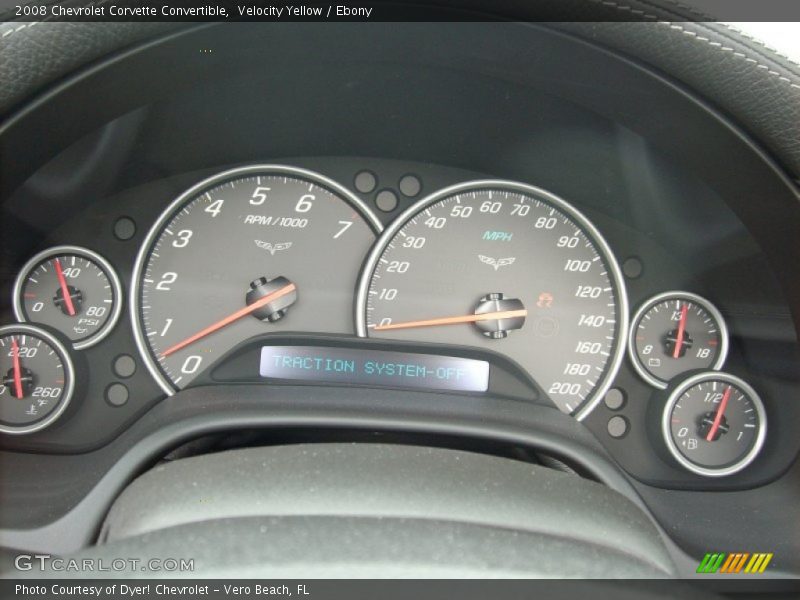  2008 Corvette Convertible Convertible Gauges
