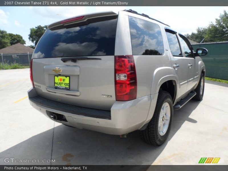 Gold Mist Metallic / Light Titanium/Ebony 2007 Chevrolet Tahoe Z71 4x4