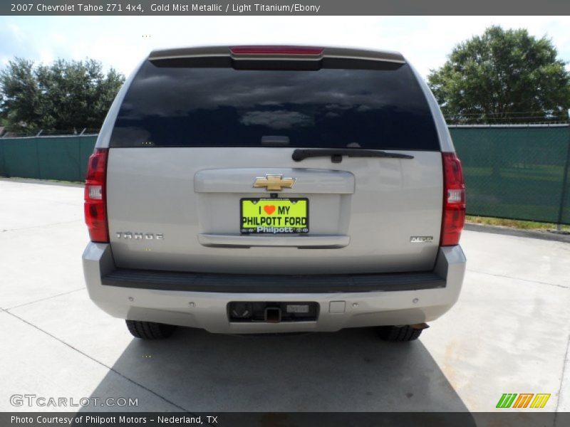 Gold Mist Metallic / Light Titanium/Ebony 2007 Chevrolet Tahoe Z71 4x4