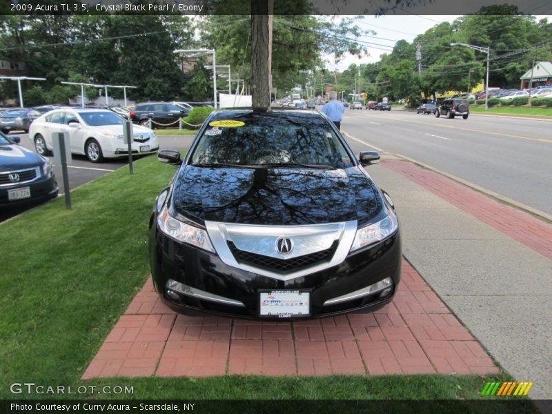 Crystal Black Pearl / Ebony 2009 Acura TL 3.5