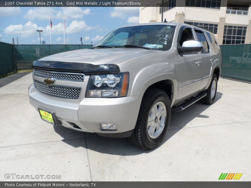 Gold Mist Metallic / Light Titanium/Ebony 2007 Chevrolet Tahoe Z71 4x4