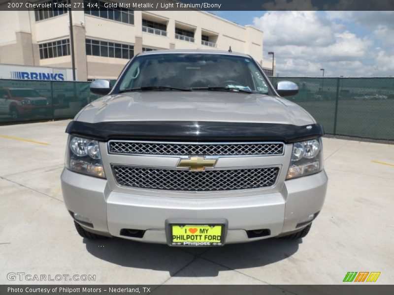 Gold Mist Metallic / Light Titanium/Ebony 2007 Chevrolet Tahoe Z71 4x4