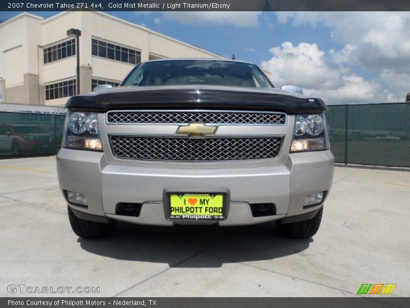 Gold Mist Metallic / Light Titanium/Ebony 2007 Chevrolet Tahoe Z71 4x4