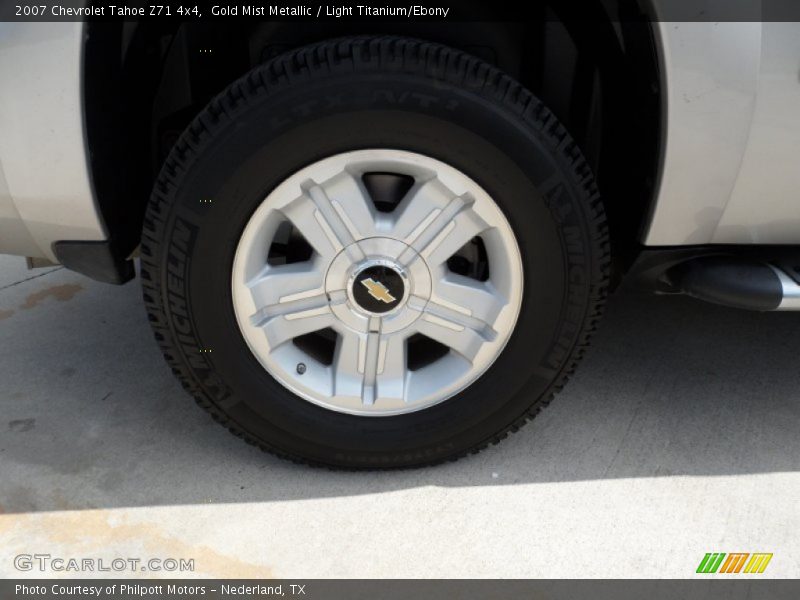 Gold Mist Metallic / Light Titanium/Ebony 2007 Chevrolet Tahoe Z71 4x4