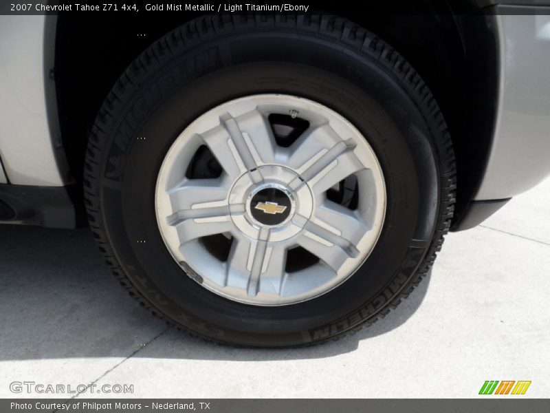 Gold Mist Metallic / Light Titanium/Ebony 2007 Chevrolet Tahoe Z71 4x4