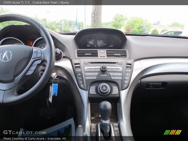 Crystal Black Pearl / Ebony 2009 Acura TL 3.5