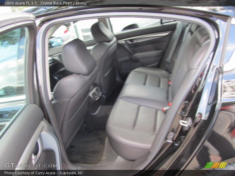 Crystal Black Pearl / Ebony 2009 Acura TL 3.5