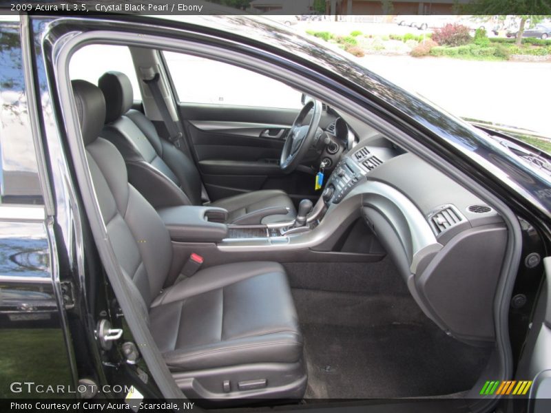 Crystal Black Pearl / Ebony 2009 Acura TL 3.5