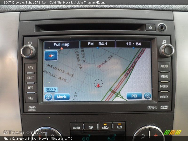 Navigation of 2007 Tahoe Z71 4x4