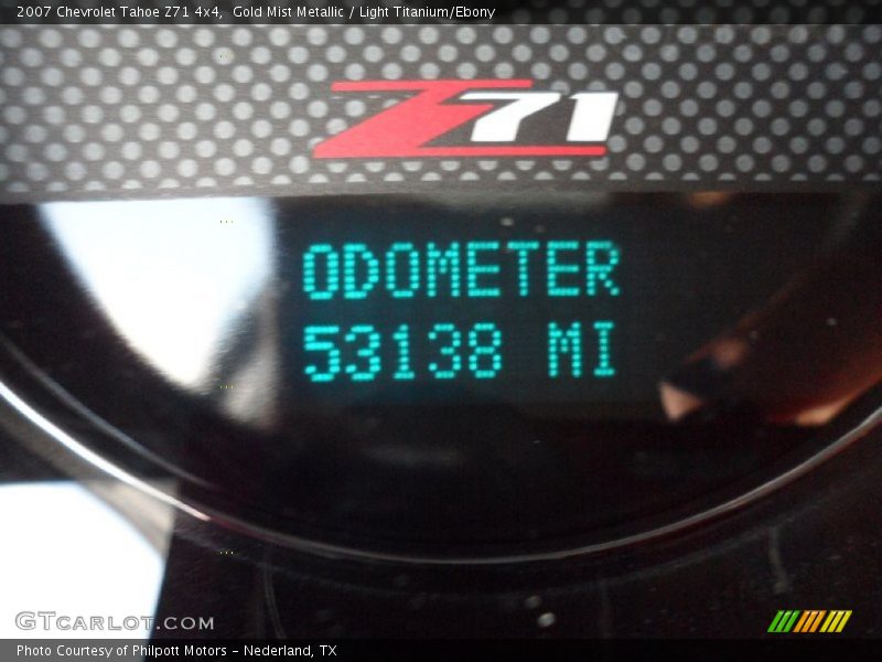 Gold Mist Metallic / Light Titanium/Ebony 2007 Chevrolet Tahoe Z71 4x4