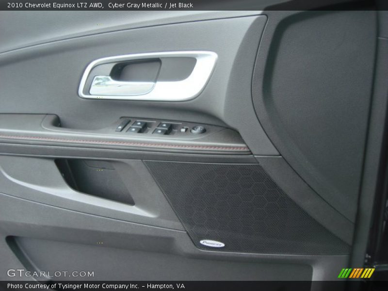 Cyber Gray Metallic / Jet Black 2010 Chevrolet Equinox LTZ AWD