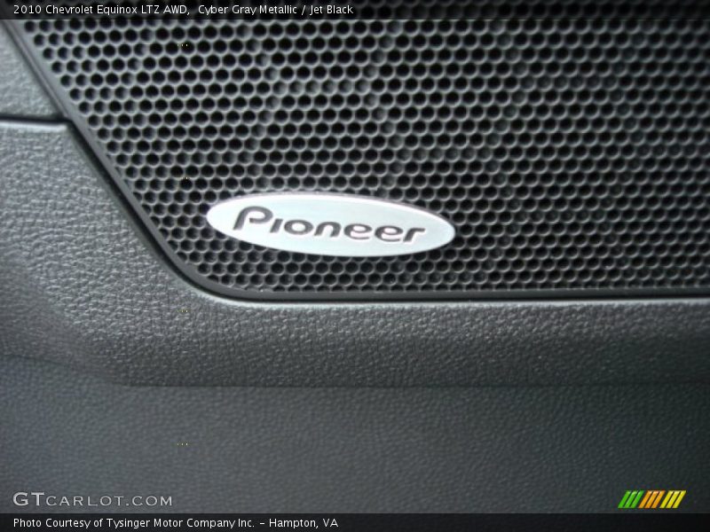 Cyber Gray Metallic / Jet Black 2010 Chevrolet Equinox LTZ AWD