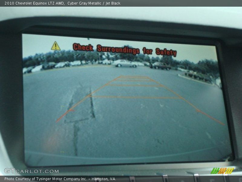 Cyber Gray Metallic / Jet Black 2010 Chevrolet Equinox LTZ AWD