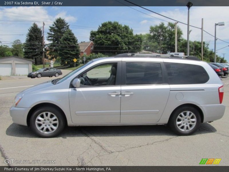 Silver / Gray 2007 Kia Sedona EX