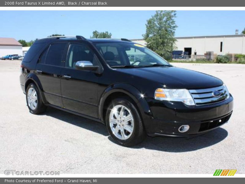 Black / Charcoal Black 2008 Ford Taurus X Limited AWD