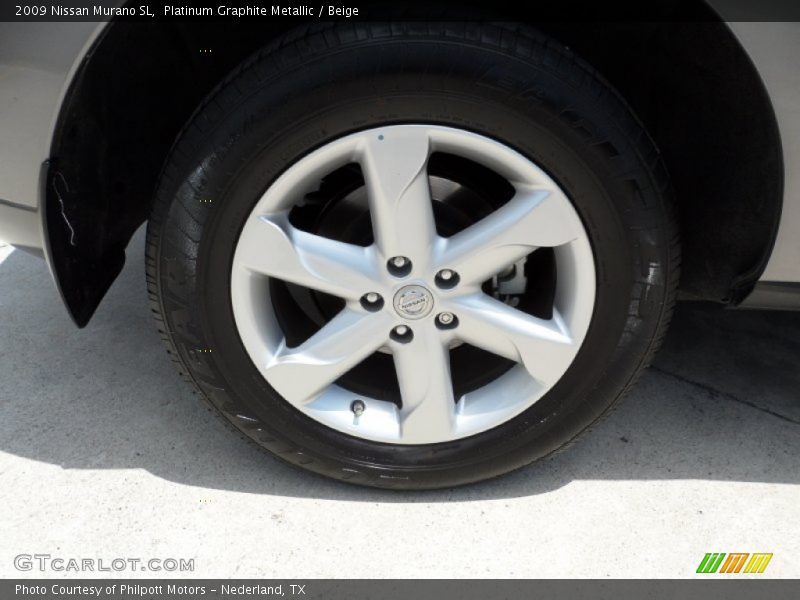 Platinum Graphite Metallic / Beige 2009 Nissan Murano SL