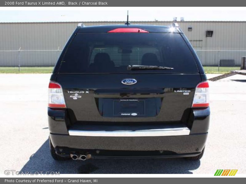 Black / Charcoal Black 2008 Ford Taurus X Limited AWD