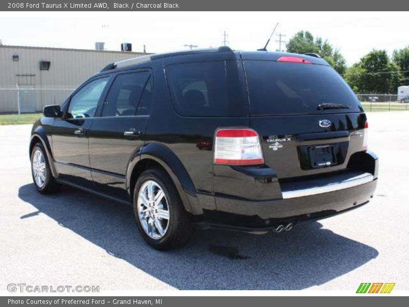Black / Charcoal Black 2008 Ford Taurus X Limited AWD