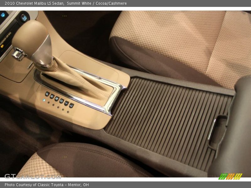 Summit White / Cocoa/Cashmere 2010 Chevrolet Malibu LS Sedan