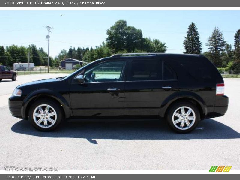 Black / Charcoal Black 2008 Ford Taurus X Limited AWD