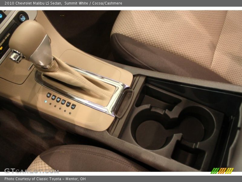 Summit White / Cocoa/Cashmere 2010 Chevrolet Malibu LS Sedan