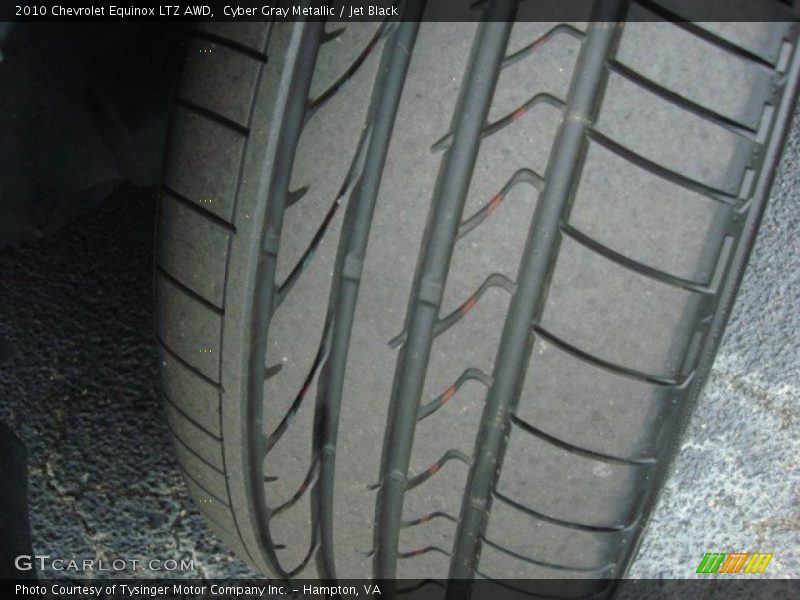 Cyber Gray Metallic / Jet Black 2010 Chevrolet Equinox LTZ AWD