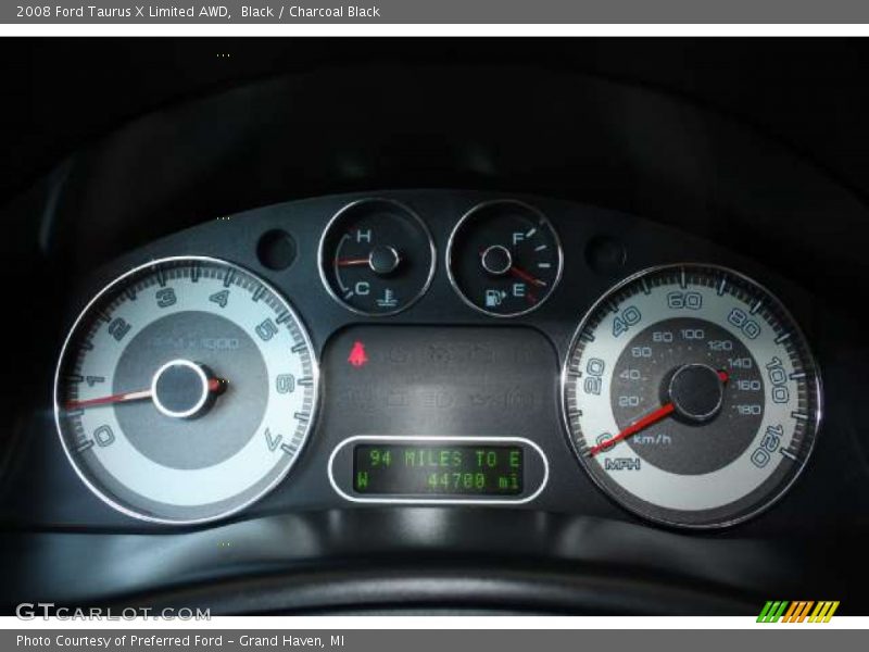 Black / Charcoal Black 2008 Ford Taurus X Limited AWD