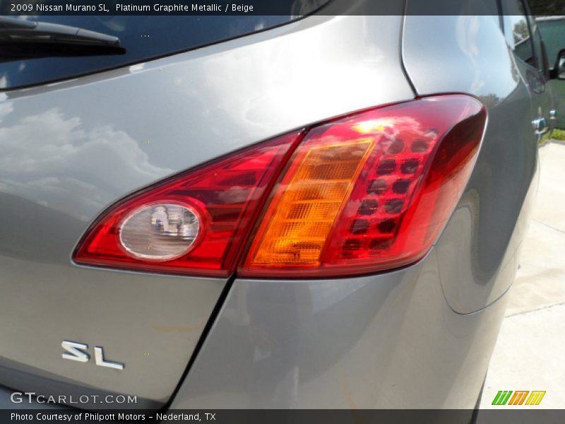 Platinum Graphite Metallic / Beige 2009 Nissan Murano SL