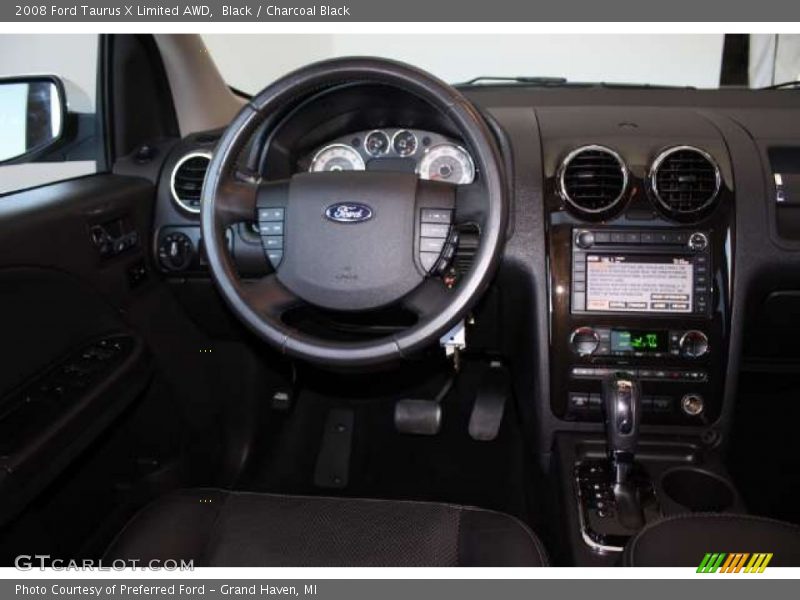 Black / Charcoal Black 2008 Ford Taurus X Limited AWD